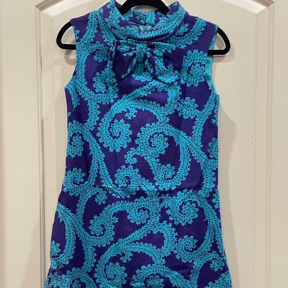 Vintage Gay Gibson Dress - sleeveless with bow